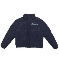 navy ripstop puffer