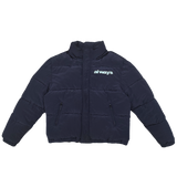 navy ripstop puffer