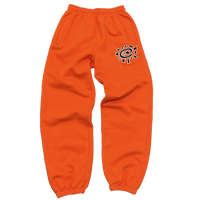 relaxed embroidered orange jogggerr