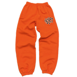 relaxed embroidered orange jogggerr