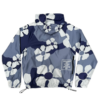 packable bandemic jacket - white flower