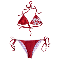 reversible bikini - red/pink