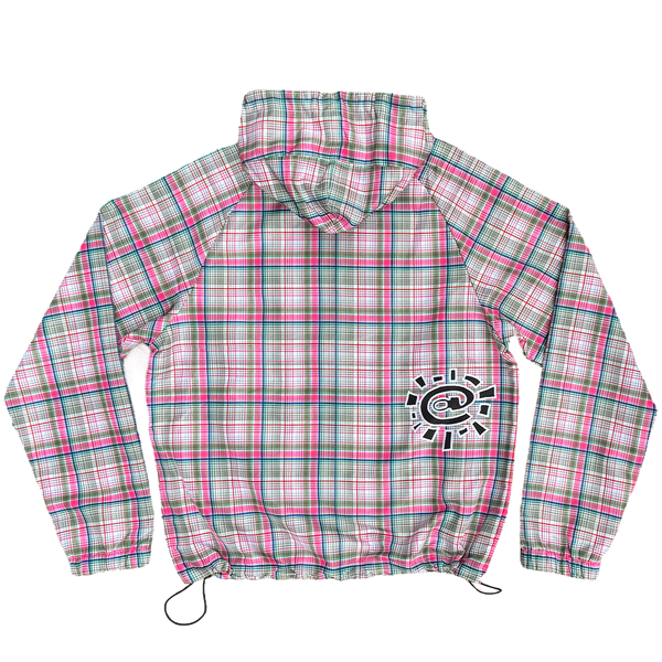 plaid bandemic jacket - green/pink – always do what you should do plaid bandemic jacket - green/pink – always do what you should do