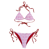 reversible bikini - red/pink