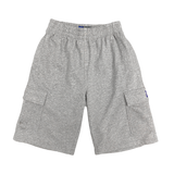 cargo jogger shorts - grey
