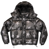 superstar puffa jacket black