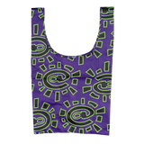 green/black @sun ripstop bag - purple