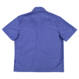 criss cross purple label shirt - purple/blue