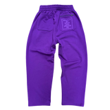 premium no cuff jogger - purple