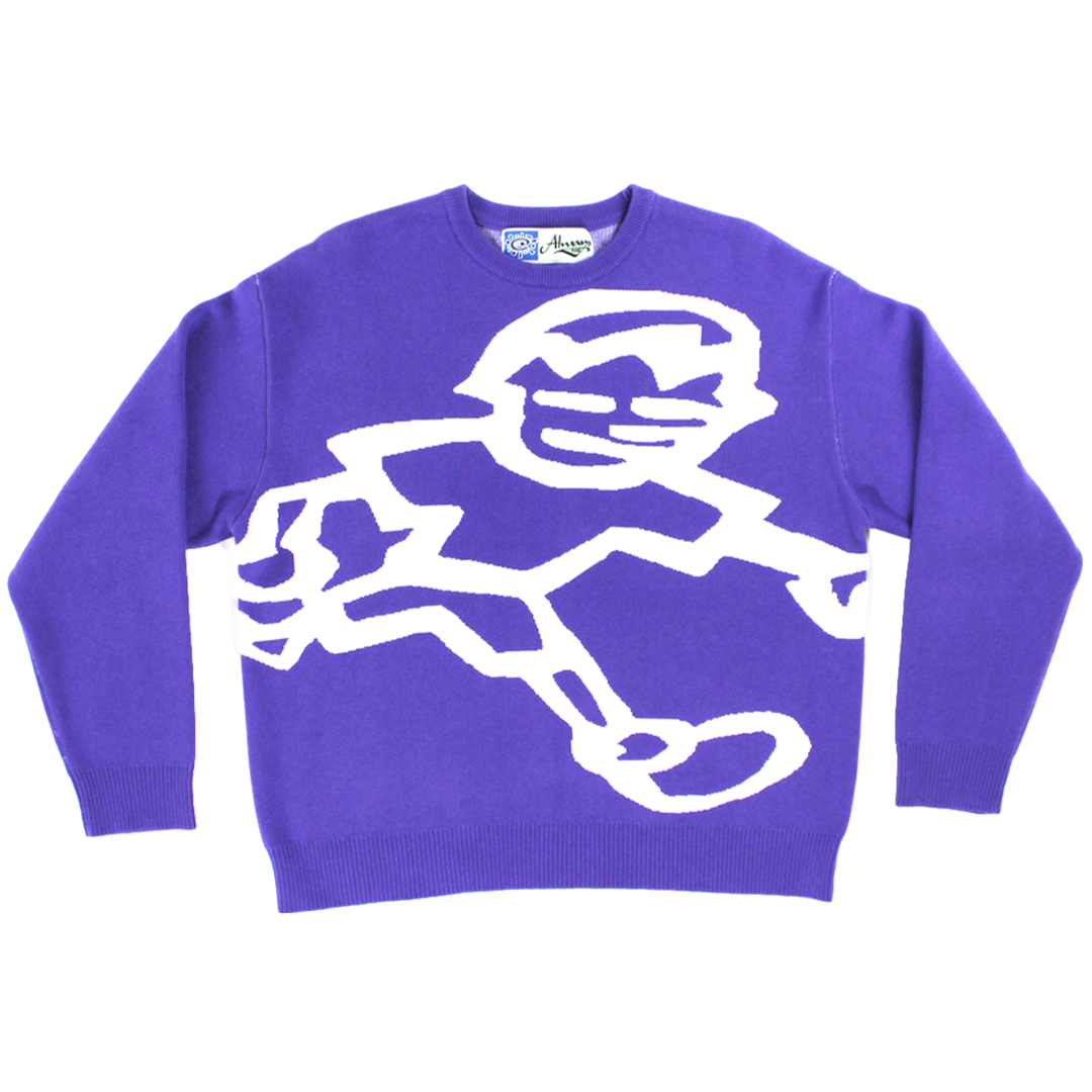 ethan knitted sweater purple – always do what you should do