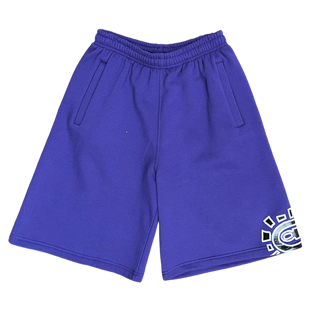 relaxed @sun jogger shorts - purple – always do what you should do