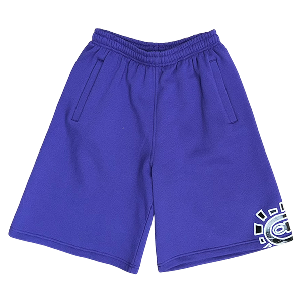 relaxed sun jogger shorts purple