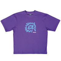 @ splatter t-shirt - purple