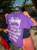 world tour tshirt - purple