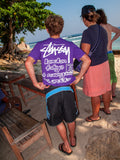 world tour tshirt - purple
