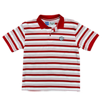 educated polo - red/white