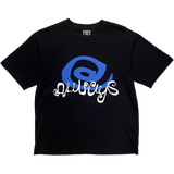 curl tshirt - black