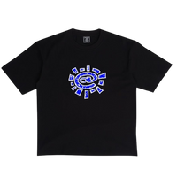 special splatter @sun tshirt - black