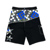 star panelled boardshort - semi stretch