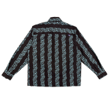 starfish stripe longsleeve shirt - blue/black