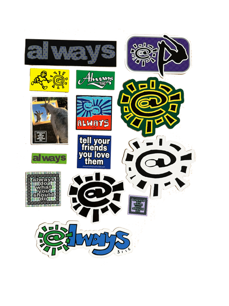Adverbs Sticker always do what you should do