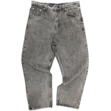 grey stonewash unisex denim