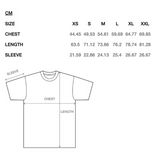 surf skate stack tshirt - black