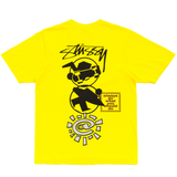 stussy x always stack tee - yellow