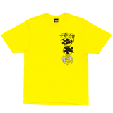 stussy x always stack tee - yellow