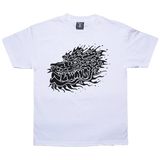 bitmap dragon tshirt - white