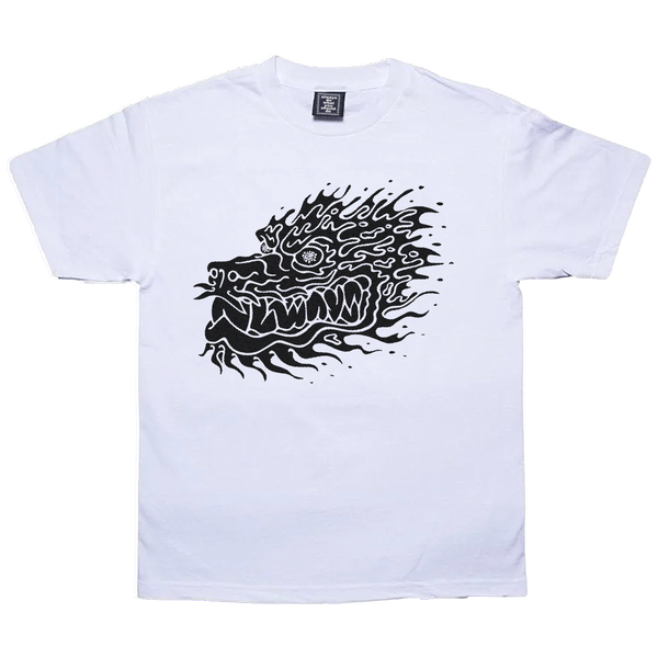 bitmap dragon tshirt - white