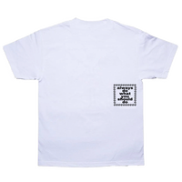 bitmap dragon tshirt - white