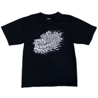 bitmap dragon tshirt - black