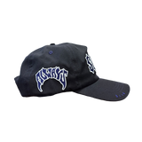 nylon surf up cap black