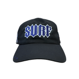 nylon surf up cap black