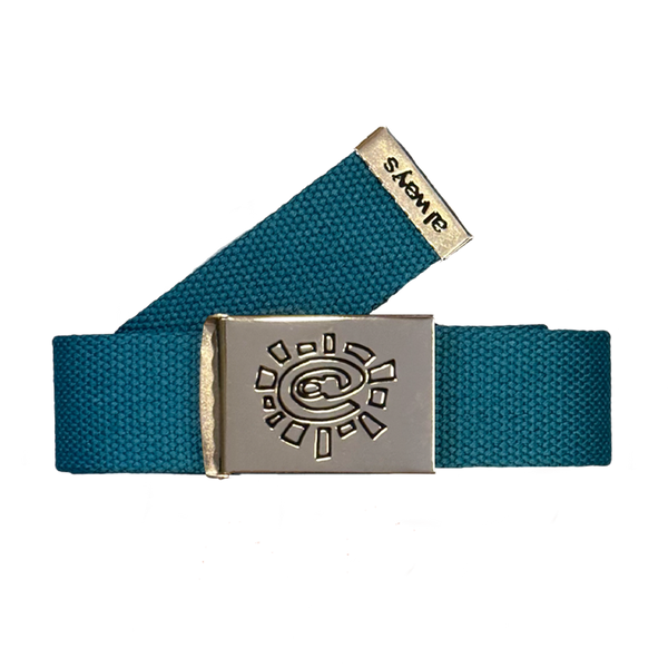 skate belt - teal