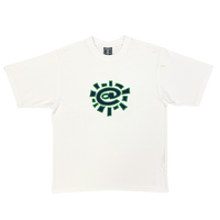 white @sun tshirt - navy/green