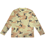 camo waffle l/s - green