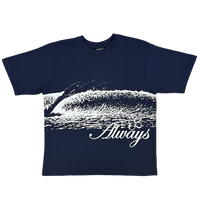 a-frame tshirt navy