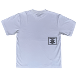 black concrete solid @sun tshirt - white