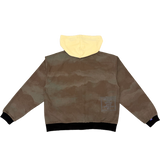 sun faded canvas bomber