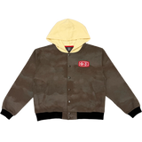 sun faded canvas bomber