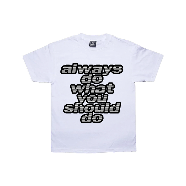 adwysd big print white t-shirt