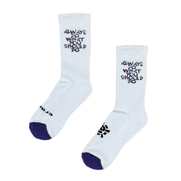 purple adwysd cohesive sock