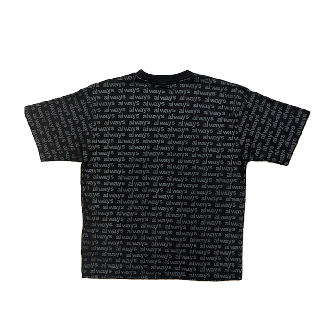 always all over print tshirt - black/black – always do what you always all over print tshirt - black/black – always do what you