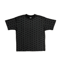 always all over print tshirt - black/black