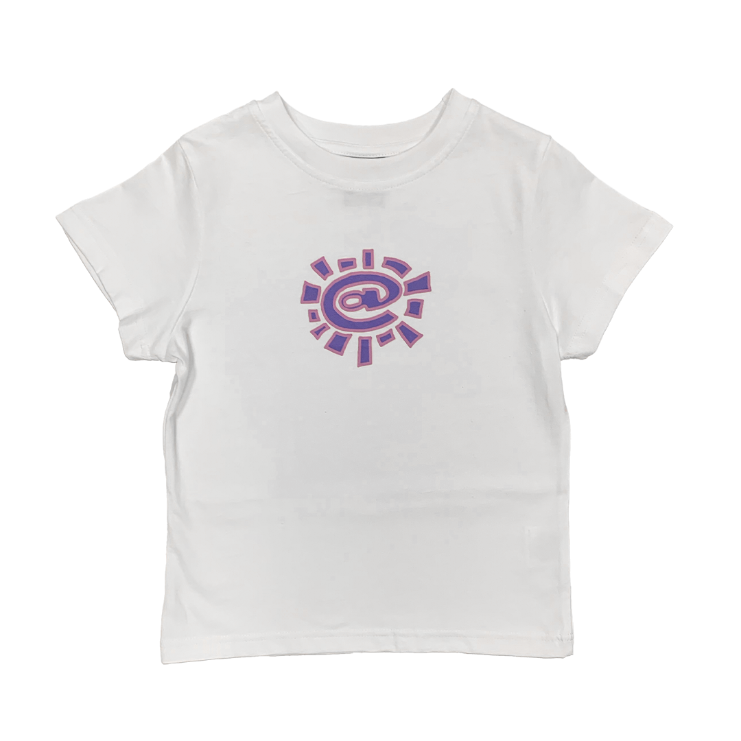 sun baby tee - white – always do what you should do