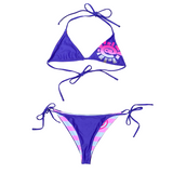 reversible bikini - purple / pink