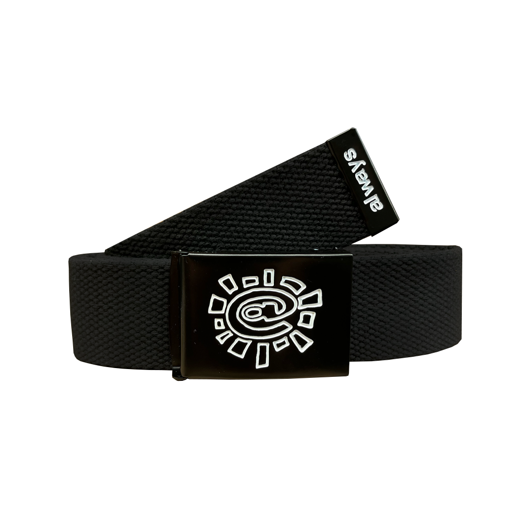 black canvas belt – always do what you should do