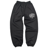 rel@xed embroidered black jogger